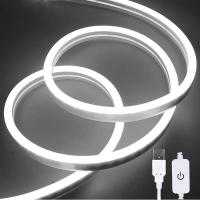 Tira De Luz LED Neón Con Sensor Táctil 5V USB Dimmable Impermeable Fácil De Instalar Para Decoración DIY De La Habitación Flexible Tape Silicone - details 7