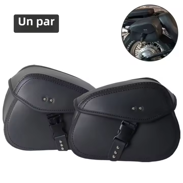 Bolsas De Sillín Universales Para Motocicleta Almacenamiento De Herramientas Y Luggage Bolsa De Herramientas Lateral Para Honda Yamaha Suzuki Harley 883 - 1