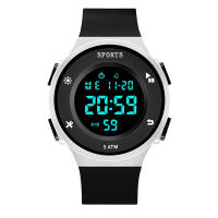 Reloj Digital Para Hombre LED Deportivo Reloj Militar Con Alarma Y Luz Luminosa Resistente Al Choque Y Al Agua Multifuncional Material De Correa De Silicona - details 25