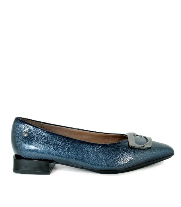 BAILARINA PUNTA AFILADA CON MAXIHEBILLA APLAUSO 5852 AZUL - 1