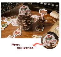 Etiquetas Decorativas Para DIY Etori Life 'Feliz Navidad' Pack De 46 Piezas Estuche De Papel Para Decoración De Estaciónario Álbum Diario Taza Notebook Teléfono Móvil Juguetes Scrapbook - details 9