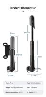 Bomba De Bicicleta Portátil Mini Con Medidor De Presión De Aire Para Bicicleta De Montaña AV/FV Y MTB Inflador De Aire Al Aire Libre - details 1