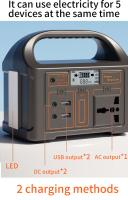 100W Estación de Energía portátil 220V/110V generador solar en Aire Libre Emergencia Móvil - details 5