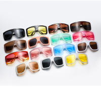 Gafas De Sol Cuadradas Punk Oversize Para Hombre Y2K Tendencia Única Con Lente UV400 Para Ciclismo Y Conducción - details 25