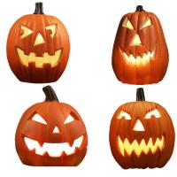 1Pc Decorativo Calabaza Halloween Luces De Lámpara Decoración De Calabaza Para Exterior Estilo Moderno Cerámica Y Enamel - details 0