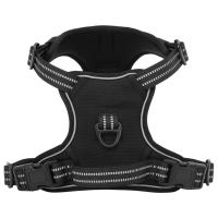 vidaXL Arnés para perros con correa y collar ajustable M Color Azul,  Marrón,  camouflage brown y mas - details 3