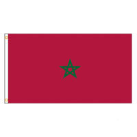 Bandeera De Marruecos 90x150CM De FLAGLINK Para Decoración Colgante Material Polyester Super-Tex Uso Doméstico Y Externo - details 0