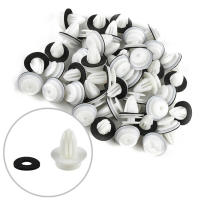 50 PCS Abrazaderas De Panel De Puerta Con Selladores Y Tornillos Retenedores De Parachoques Accesorio De Coche Nylon - details 6