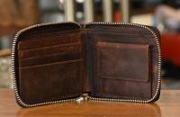 Cartera de Cuero con Cremallera y Protección RFID, Marca IULIUS - details 3