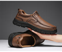 Zapatos Casuales Para Hombre Nuevos Moda Con Cuero Genuino Hechos a Mano Zapatillas De Conducción Slip-on Planos Mocasines Transpirables Y Masajeados Para Caminar - details 17
