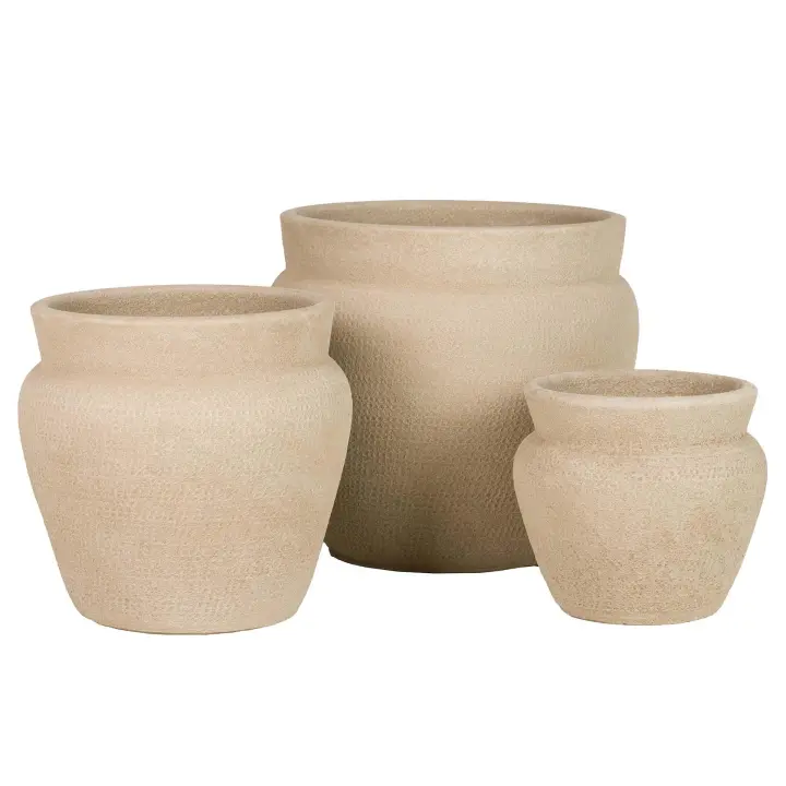 Set 3 Maceteros 31x3x27 24x24x21 17x17x15 Cm - 1