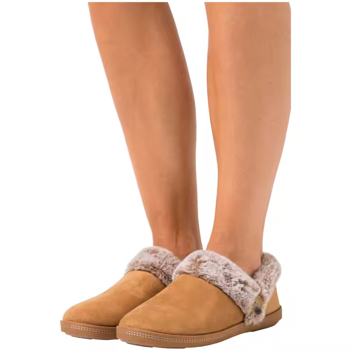 Zapatillas de Casa Skechers Cozy Campfire Fresh Toast para mujer en color beige - 1