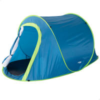 AKTIVE Tienda de campaña pop up, 120x220x95 cm, Tienda de campaña para dos, Incluye piquetas, Varillas fibra de vidrio, Tejido poliéster, Columna de agua 800 mm, Peso 1,36 kg, Tienda de campaña instantánea - details 0