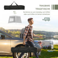 Gazebo plegable de 2,4x2,4 m with Paredes Laterales Ajustables en Altura | Protección UV 50 + para Jardín y Balcón | Estructura de Madera de Arce & Durable Oxford Canvas | Bolsa de Transporte Includes - details 1