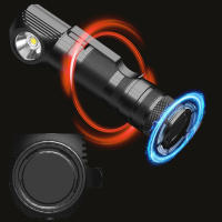 Linterna Frontal LED Recargable USB 18650 Torcha De Camping Super Brillante Con Rotación De 180 Grados Y Luz De Cola Magnética Para Trabajo - details 13