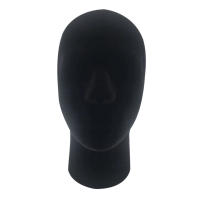 1PC Cabeza De Muñeco De Esponja Masculina Para Exhibición De Gorras Gafas Y Pelucas Soporte Estable Para Tienda De Moda Y Armario - details 10