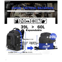 Mochila Grande Para Hombres Mochila Militar Táctica De Viaje Para Trabajo Camping Caza Senderismo Material De Nylon Unisex - details 4