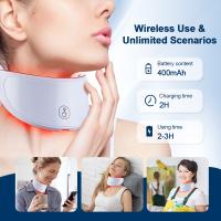 Máscara Facial LED De 7 Colores Con Cuello Terapia De Luz Roja Para Rejuvenecimiento Piel Tensión Anti-Edad Belleza Bio-Light Whiting Casa - details 19