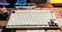 Naught Cat Teclas De Juego Mecha Mx 140 Teclas Perfil MOA PBT Teclas Sublimación Para Teclado Mecha Gaming Blanco Negro - details 8