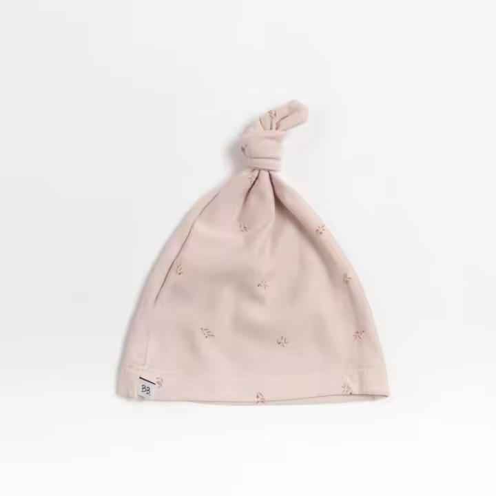 Gorro Pure bebé con nudo Olives Bamboom - 1