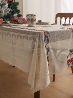 Mantel Rectangular Beige Para Decoración Rustica Y Vintage Ideal Para Bodas Y Fiestas Picnics Comidas Estilo Coreano Trenzado De Poliéster 100% - details 3