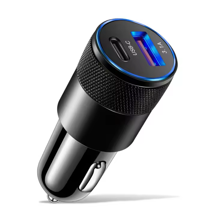Cargador de Coche  Carga Rápida 3.0 Tipo C y USB - 1