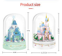 Castillo De Hielo Y Nieve Con Música Para Niñas Bloques De Construcción Creativos Y Divertidos Regalo De Navidad Para Niñas - details 8