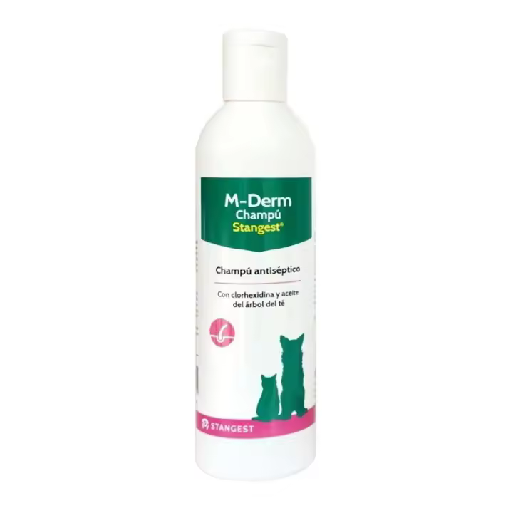 Stangest Champú Antiséptico M-Derm para Perros y Gatos - 1
