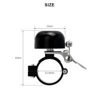 RIDERACE Campana De Bicicleta Retro De Cobre Sonido Claro Y Fuerte Para MTB Alernia De Manillar Seguridad Ciclismo En Carretera Advertencia Alarma - details 0