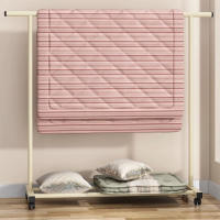 LUTODY - Perchero Pie de Burro Rueda Giratoria con Estante - Multifuncional para Organizar Zapatos, Bolsos y Accesorios - Ideal zapatero para Salón, Dormitorio, Sala de estar, Recibidor y Entrada - details 3