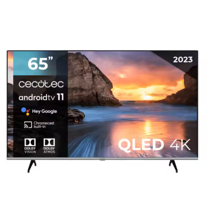 TV CECOTEC 65" QLED 4K ANDROIDTV 11 VQU10065 - 1