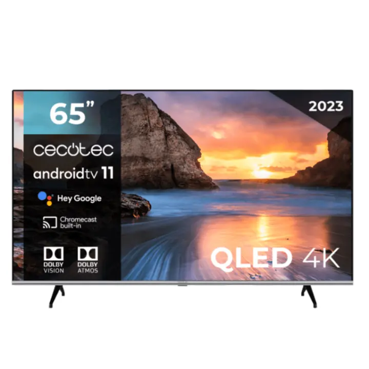 TV CECOTEC 65" QLED 4K ANDROIDTV 11 VQU10065 - 1