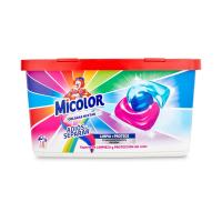 MICOLOR Detergentes liquidos en cápsulas,Coladas mixtas limpia y protege previene accidentes  de color,Adiós al separar, experto en limpieza y protección del color, 10cápsulas - details 1