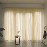 Cortina De Tules Sólida Y Transparente 100x200cm Para Sala De Estar Y Dormitorio Panel De Cortina Exterior Moderno Sin Doble Capa Ni Aislamiento Solar - details 38
