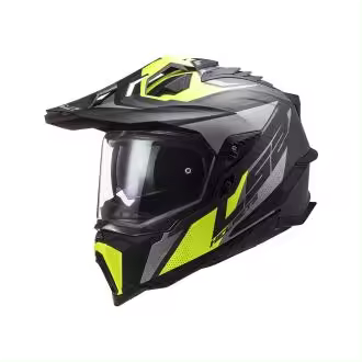 LS2 MX701 EXPLORER C FOCUS Titanio Mate Amarillo 407016207 - 1