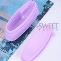 Caja De Almacenamiento Para Uñas Con Brillo Y Lentejuelas Portátil Herramienta Reciclable Para Polvo De Dips Con Tapa Color Rosa/Purple/Azul/Morado - details 2