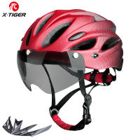 Casco De Bicicleta X-TIGER Para Adultos Con Luz Trasera LED Modo Doble Gafas Ajuste 58-62cm Ligero Y Transpirable Para Ciclismo - details 19