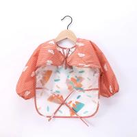 Bib De Bebé Impermeable Con Pico Para Niños Y Niñas Edad 1-3 Años Traje De Baño De Arte Con Bolsillo De Manga Larga Para Comer Y Ensechar - details 12