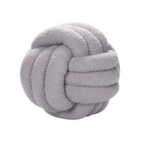 Cojín Decorativo De Veludo De Oveja Tejido a Mano Ultra Suave Para Sofá Y Baño Con Nudo Redondo Accesorio De Compañería Para Adultos - details 6