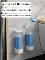 Juego De Cepillo De Inodoro Desechable Con Limpieza Incorporada Herramienta De Limpieza Del Baño Con Cabeza De Reemplazo Estéril Longitud Del Mango Adecuada Para El Día a Día - details 0