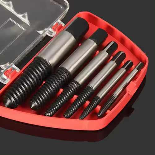JOMAFA JUEGO PROFESIONAL DE 6 EXTRACTORES PARA TORNILLOS ESPARRAGOS ROTOS - 3402 - 1