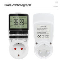 Interruptor De Tiempo Digital Electrónico Con Salida Programable Control De Tiempo Para La Cocina Enchufe De Tiempo Con Enchufe EU US UK AU Compatible Con 220V - details 16