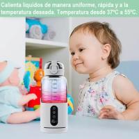 Calentador de biberones inalámbrico portátil para bebé, carga USB, temperatura ajustable, biberón de 300 ml para viajes, coche, avión, calentador de agua eléctrico inalámbrico para bebé al aire libre - details 6
