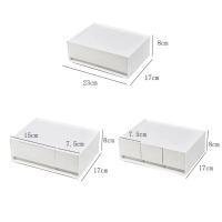Caja De Almacenamiento Plegable Con Cajones Multifuncional Estilo Moderno Para Dormitorio Y Escritorio Organizador De Cosméticos Plástico Para El Hogar - details 7