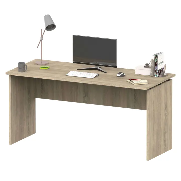 Mesa Escritorio Rivoli Moderno Color Roble Cambrian 155 cm - 1