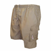 Shorts Tácticos Para Hombre Verano Casual Cargo Multibolsillos Cintura Elástica Pantalones De Trabajo Senderismo Loose Fit - details 5