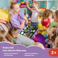 Tablero De Historias Para Niños Montessori Interactivo Con 4 Temas Juguete Educativo Sensorial De Peluche Animal Y Naturaleza Para Edad De 3 a 6 Años - details 9