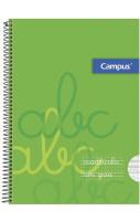 Campus - Cuadernos A4 Cuadrícula Pauta 4x4mm y 3x3mm , Tapa Dura, 80 hojas, Pack de 6 blocs perfectos para uso escolar, aprender a escribir y hogar, Colores Surtidos (6 unidades) - details 7