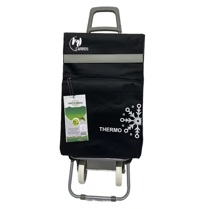 Mi Carros Carrito de Compra Plegable [Carro Carrito] 4 Ruedas Resistentes, 90x30x39cm , Resistente, Plegable, para la Compra de Alimentos, Capacidad de Carga 30 Litros - 1