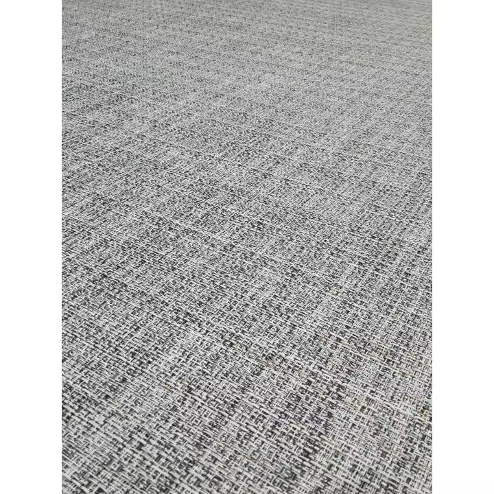 T & I 1979 ALFOMBRAS Y MOQUETAS Alfombra Vinílica Trenzada Beige Resistente Al Agua para Salón y Exteriores - 1